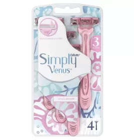 Бритва Gillette Venus Simply 3 одноразовые 4шт.